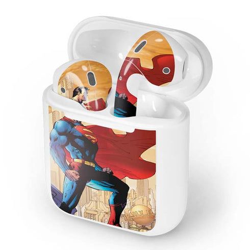 DC Comics Superman For Tomorrow Cover Art by Jim Lee Apple AirPods Skin