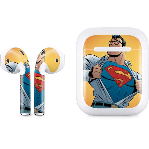 DC Comics Superman 90's Animated Series Apple AirPods Skin