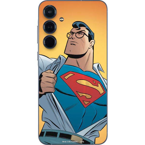 DC Comics Superman 90's Animated Series Galaxy A35 5G Skin