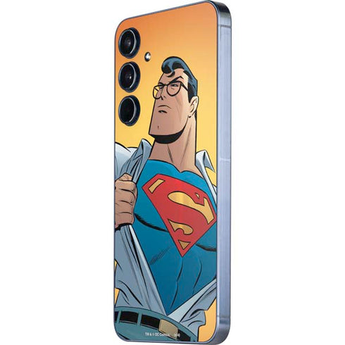 DC Comics Superman 90's Animated Series Galaxy A35 5G Skin