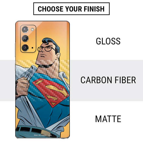 DC Comics Superman 90's Animated Series Galaxy Note20 5G Skin