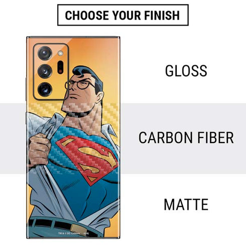 DC Comics Superman 90's Animated Series Galaxy Note20 Ultra 5G Skin