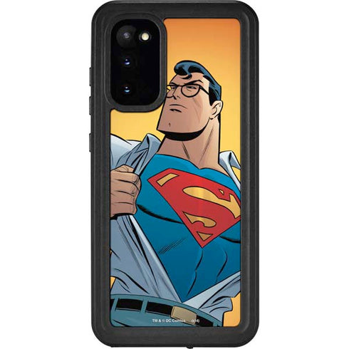 DC Comics Superman 90's Animated Series Galaxy S20 Waterproof Case