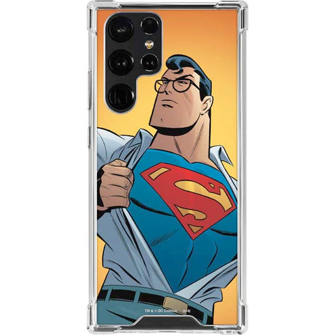 DC Comics Superman 90's Animated Series Galaxy S23 Ultra Clear Case