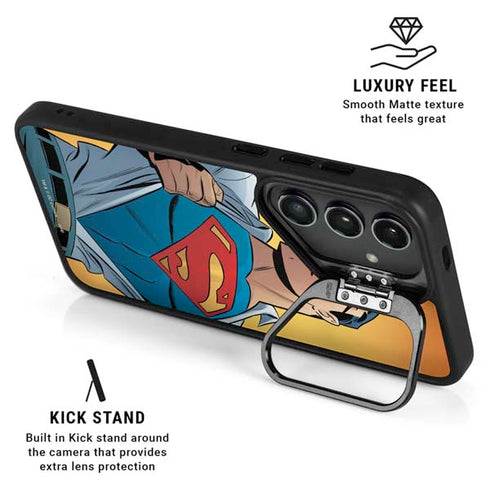 DC Comics Superman 90's Animated Series Galaxy S25 Kickstand Case