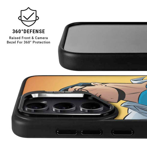 DC Comics Superman 90's Animated Series Galaxy S25 Kickstand Case