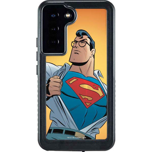DC Comics Superman 90's Animated Series Galaxy S24 Plus Waterproof Case