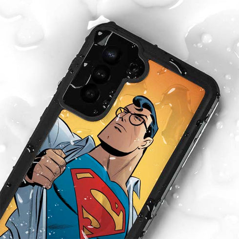DC Comics Superman 90's Animated Series Galaxy S24 Plus Waterproof Case