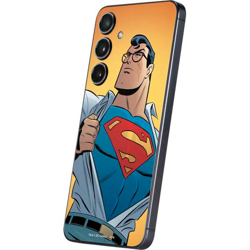 DC Comics Superman 90's Animated Series Galaxy S25 Skin