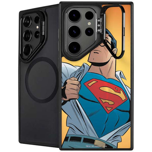 DC Comics Superman 90's Animated Series Galaxy S25 Ultra Kickstand Case