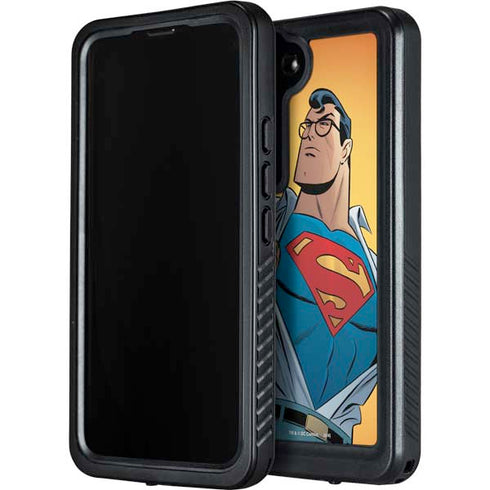 DC Comics Superman 90's Animated Series Galaxy S24 Waterproof Case