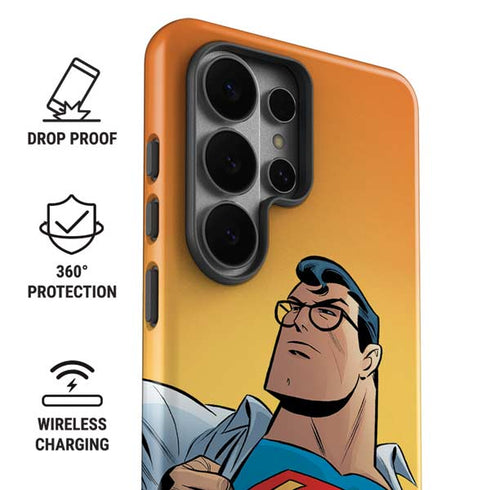 DC Comics Superman 90's Animated Series Galaxy S26 Ultra Impact Case