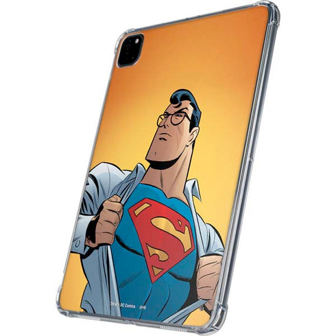 DC Comics Superman 90's Animated Series iPad Pro 11in (2024) Clear Case