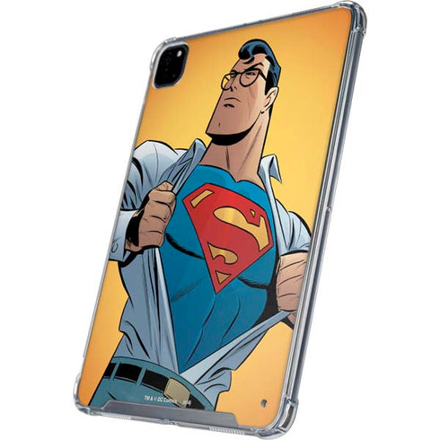 DC Comics Superman 90's Animated Series iPad Pro 12.9in (2020) Clear Case