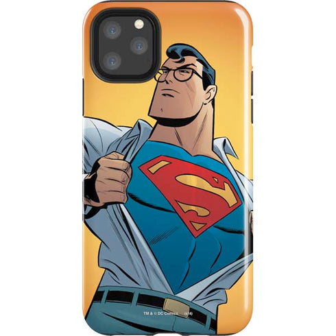 DC Comics Superman 90's Animated Series iPhone Cases
