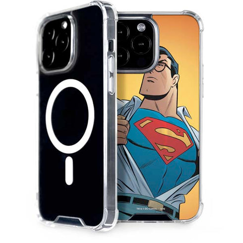 DC Comics Superman 90's Animated Series iPhone Cases