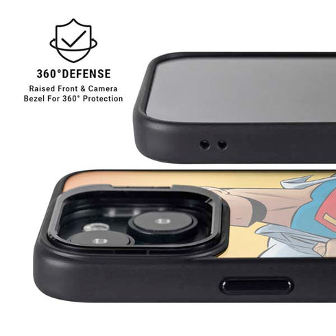 DC Comics Superman 90's Animated Series iPhone 14 Kickstand Case