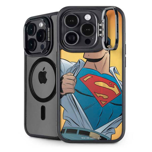 DC Comics Superman 90's Animated Series iPhone 14 Pro Kickstand Case