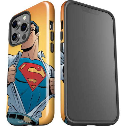 DC Comics Superman 90's Animated Series iPhone 15 Pro Impact Case