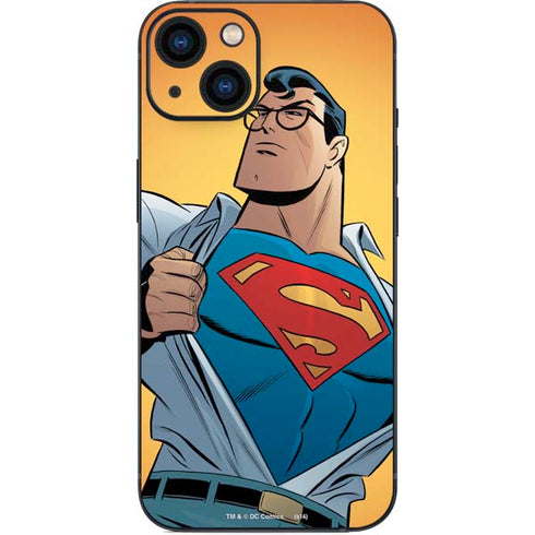 DC Comics Superman 90's Animated Series iPhone 15 Skin