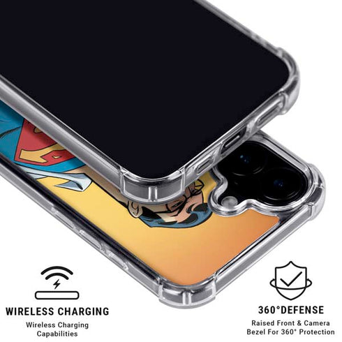 DC Comics Superman 90's Animated Series iPhone 16 MagSafe Case