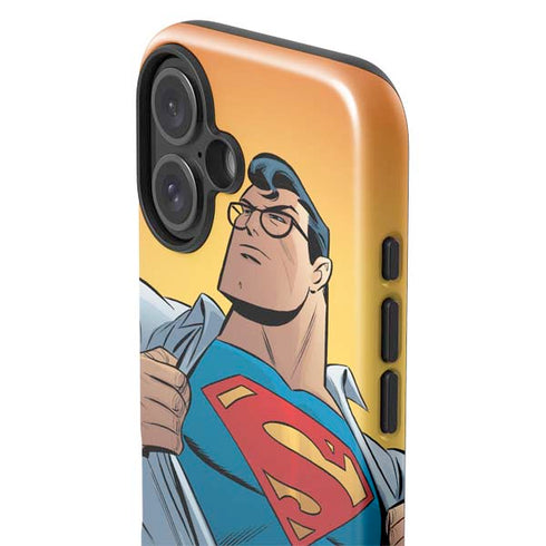 DC Comics Superman 90's Animated Series iPhone 16 Plus Impact Case