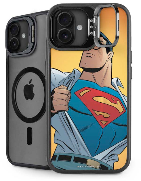 DC Comics Superman 90's Animated Series iPhone 16 Plus Kickstand Case