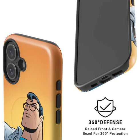 DC Comics Superman 90's Animated Series iPhone 16 Plus Magsafe Impact Case