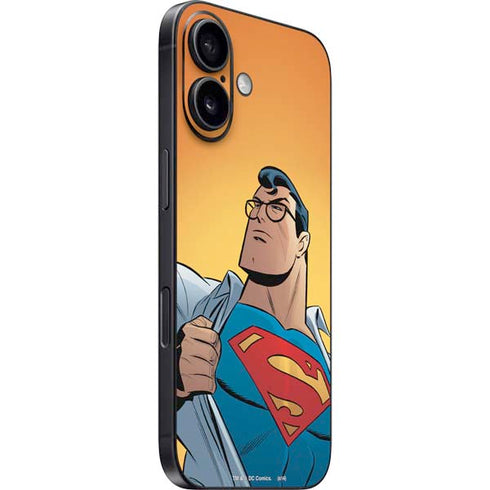 DC Comics Superman 90's Animated Series iPhone 16 Plus Skin
