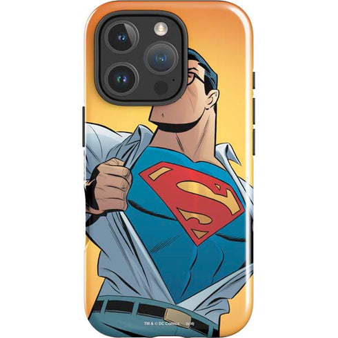 DC Comics Superman 90's Animated Series iPhone 16 Pro Impact Case