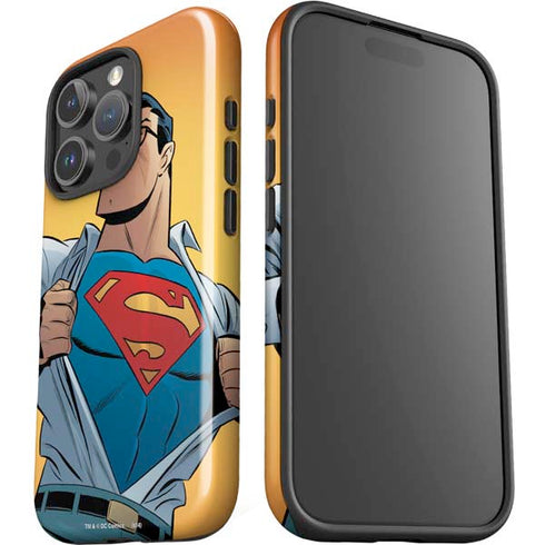 DC Comics Superman 90's Animated Series iPhone 16 Pro Impact Case