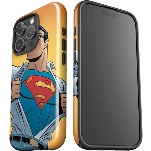 DC Comics Superman 90's Animated Series iPhone 16 Pro Max Impact Case