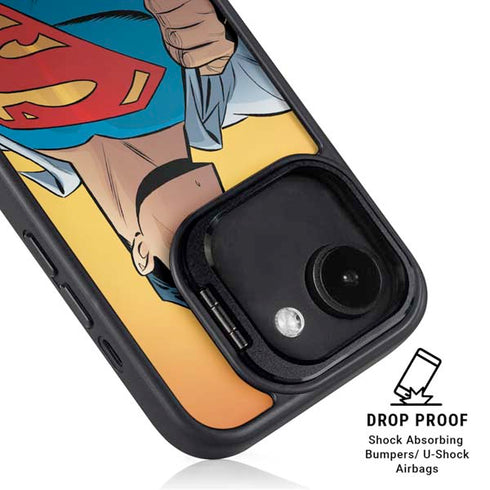 DC Comics Superman 90's Animated Series iPhone 16e Kickstand Case