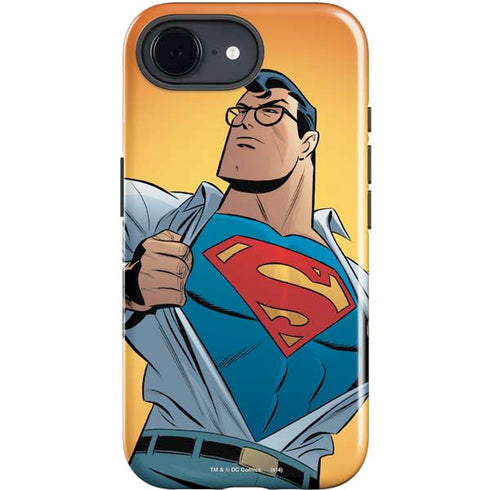 DC Comics Superman 90's Animated Series iPhone 16e Impact Case