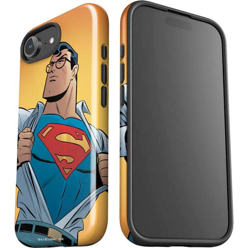 DC Comics Superman 90's Animated Series iPhone 16e Impact Case