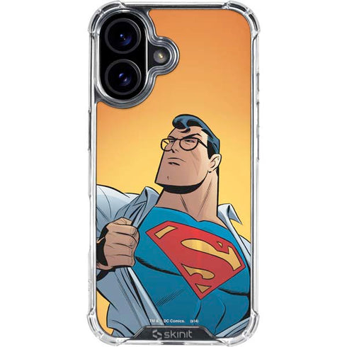 DC Comics Superman 90's Animated Series iPhone 17 Clear Case