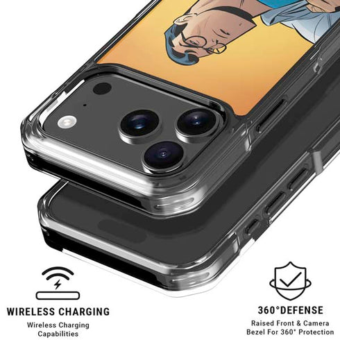 DC Comics Superman 90's Animated Series iPhone 18 Pro Clear Case