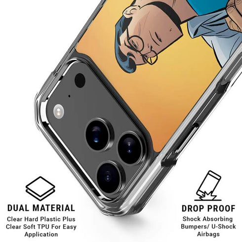DC Comics Superman 90's Animated Series iPhone 18 Pro Clear Case