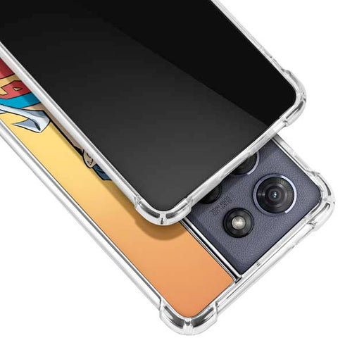 DC Comics Superman 90's Animated Series Moto G Stylus 5G (2025) Clear Case