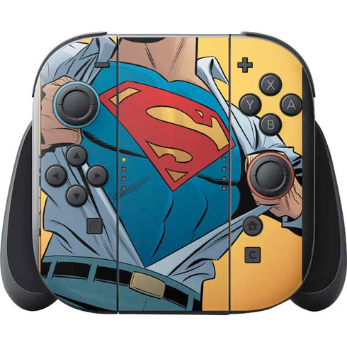 DC Comics Superman 90's Animated Series Nintendo Switch 2 (2025) with Joy-Con Skin
