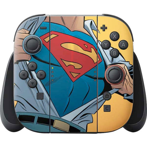 DC Comics Superman 90's Animated Series Nintendo Switch 2 (2025) Joy-Con Controller Skin