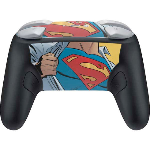 DC Comics Superman 90's Animated Series Nintendo Switch 2 (2025) Pro Controller Skin