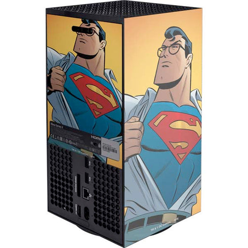 DC Comics Superman 90's Animated Series XBox Series X Digital Edition Console Skin