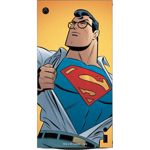 DC Comics Superman 90's Animated Series XBox Series X Digital Edition Console Skin