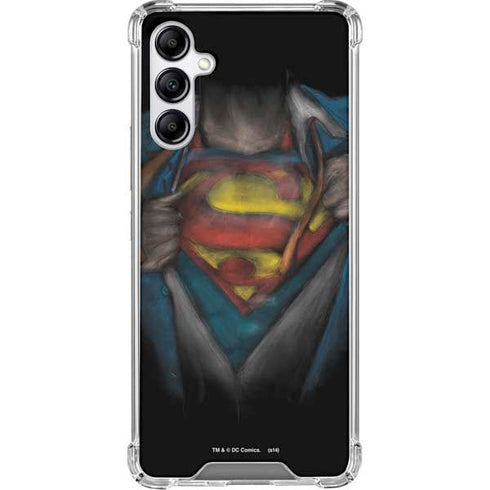 DC Comics Superman Pastel Art Gabb Phone 4 Clear Case