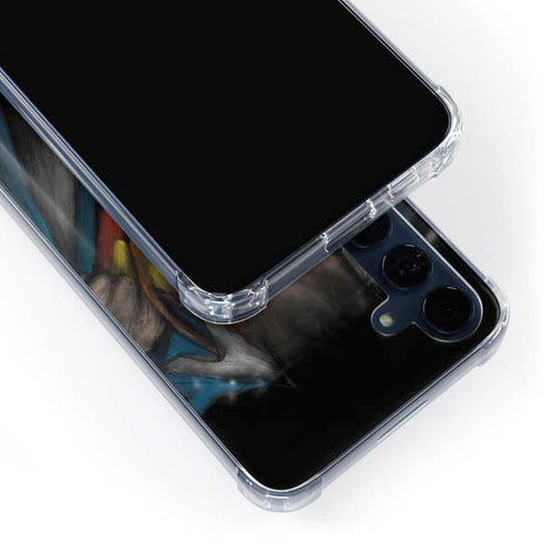 DC Comics Superman Pastel Art Galaxy A55 5G Clear Case