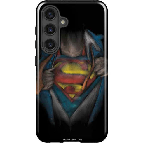 DC Comics Superman Pastel Art Galaxy S25 Plus Impact Case