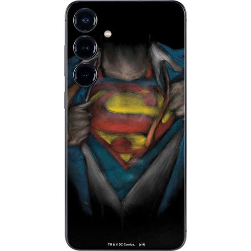 DC Comics Superman Pastel Art Galaxy S25 Plus Skin