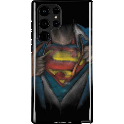 DC Comics Superman Pastel Art Galaxy S25 Ultra Impact Case