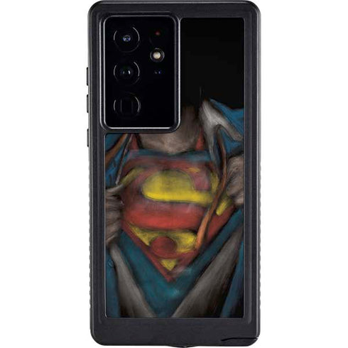 DC Comics Superman Pastel Art Galaxy S24 Ultra Waterproof Case